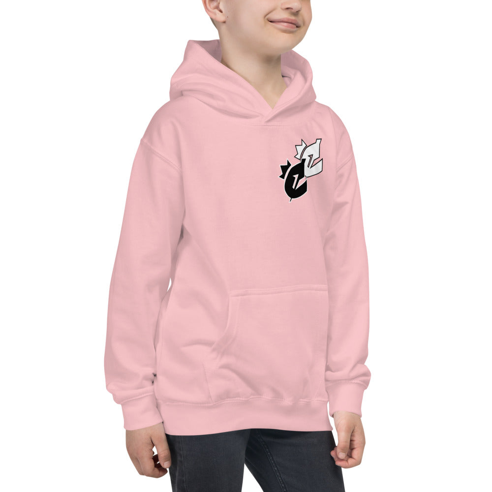 Crown Double Logo Kids Hoodie