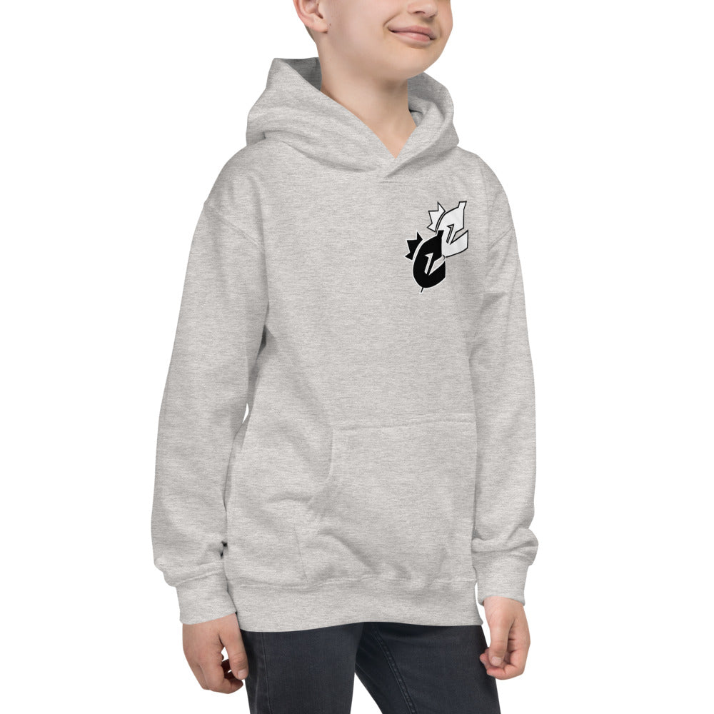 Crown Double Logo Kids Hoodie