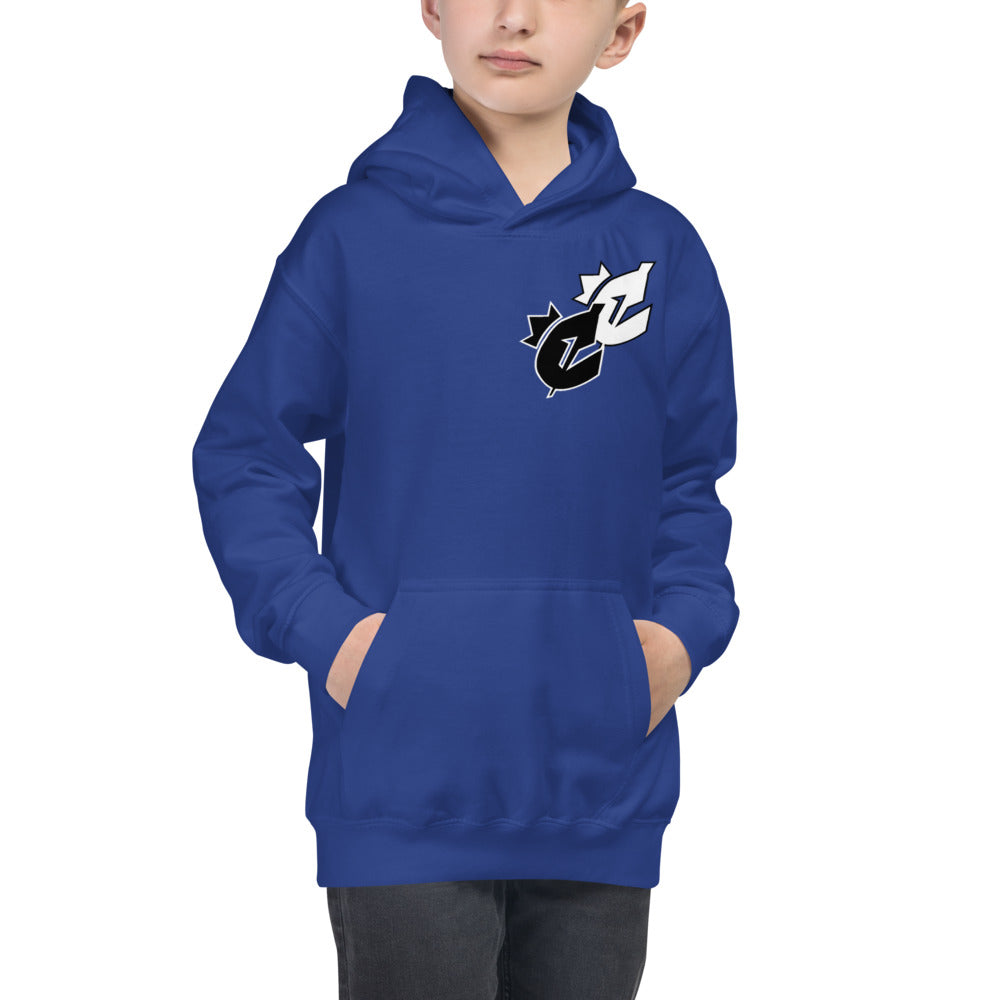 Crown Double Logo Kids Hoodie