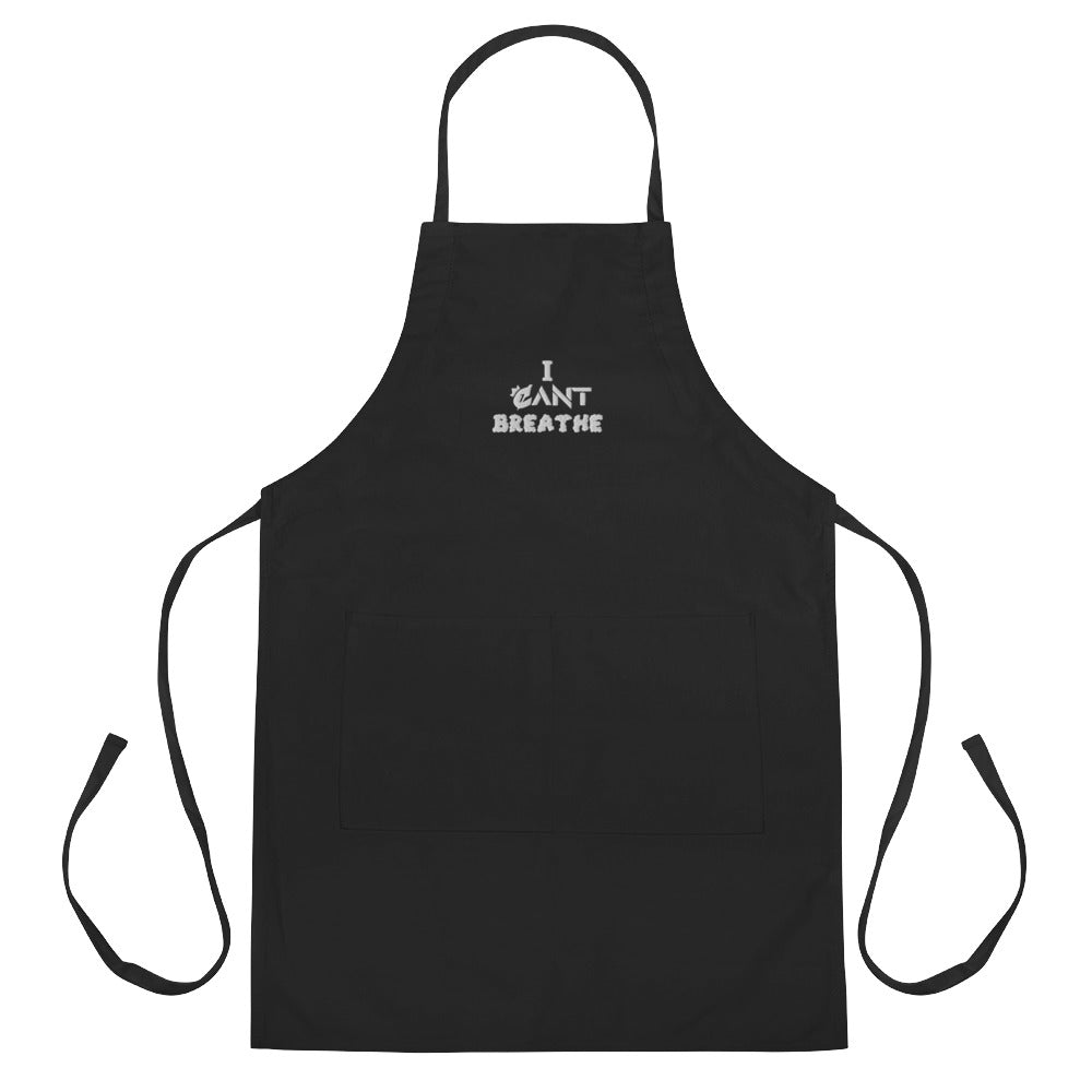 I CANT BREATHE Embroidered Apron